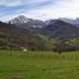 Alesga Rural in San Martín de Teverga with mountain and valley views over green hills