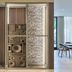 Delta Hotels by Marriott Ashland Downtown lobby with a floor-to-ceiling speaker art display and seating area