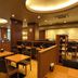 Hotel Route Inn Hakata Ekimae breakfast restaurant in Fukuoka with wood tables and chairs
