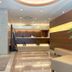 Hotel Route Inn Hakata Ekimae lobby in Fukuoka with seating, reception desk and polished tile floor