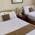 Hotel Mediterraneo Plaza in San Salvador room with two single beds and bedside table