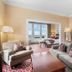 The Ugadale Hotel in Campbeltown living room with sea view through a bright window