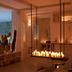 Canne Bianche Lifestyle Hotel, Torre Canne: candlelit spa with indoor pool and hot tub