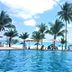 Sari Pacifica Resort & Spa, Redang Island pool with beach, palm trees, and ocean view