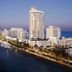 Fontainebleau Miami Beach skyline and oceanfront view along the Miami Beach waterfront