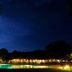 Habarana Village by Cinnamon in Habarana with a glowing outdoor pool under a deep blue night sky