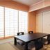 Motoyu No Yado Kurodaya in Beppu, tatami room with low table, floor cushions and shoji windows