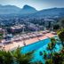 Hotel Cristina in Sorrento with rooftop pool overlooking the city, bay, and mountains