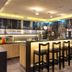 Berg & Spa Hotel Gabelbach bar area in Ilmenau with high stools and warm ambient lighting