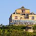 Domaine De La Corniche in Rolleboise, hilltop hotel with terraces above lush greenery