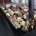 Campanile Paris Ouest - Gennevilliers Barbanniers buffet table with assorted salads, fruit, pastries and condiments in Gennevilliers