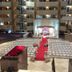 Hilton Washington DC/Rockville Executive Meeting Center in Rockville, wedding setup on a red carpet in an atrium