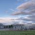 Landhotel Binderhäusl Garni in Inzell with mountain views and misty valley landscape