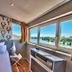 Hôtel des Beaux-Arts Toulouse room with river view and patterned accent wall
