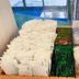 Toyoko Inn Sendai Nishi-Guchi Hirose-Dori amenity display with packaged cotton swabs and toiletries