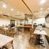 Hotel Sunplaza Sakai in Sakai breakfast dining room with wooden tables, chairs, and counter seating