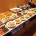 Hotel Az Kumamoto Arao Ten buffet spread with assorted hot dishes and salads in Arao