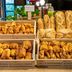 Breakfast pastry display at ibis Barcelona Santa Coloma in Santa Coloma de Gramenet