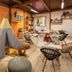 Sol Sancti Petri kids playroom with teepee, animal plush toys and seating in Chiclana de la Frontera