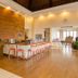 Jambuluwuk Convention Hall & Resort Batu bar and lounge with high wood ceiling and seating