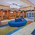 Fairfield Inn & Suites by Marriott Cookeville lobby with blue seating and front entrance