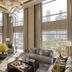 Mandarin Oriental, Kuala Lumpur lounge with floor-to-ceiling city views and modern seating