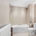 Hotel Torenhof in Sint Martens Latem bathroom with bathtub, shower, toilet and pedestal sink