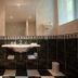 Hostellerie Les Hauts De Sainte Maure bathroom with walk-in shower and double sink, Sainte-Maure-de-Touraine