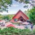 Paradise Hills, Winery Resort & Spa in Blairsville with patio umbrellas and mountain views