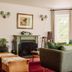 Quinta Nova Winery House - Relais & Châteaux living room in Covas do Douro with fireplace and large windows