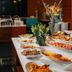 Montebelo Viseu Congress Hotel buffet spread with pastries, fruit and plated appetizers in Viseu