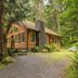Copper Creek Inn, Cabins and Lodge in Ashford: rustic cabin in wooded forest setting