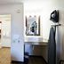 Red Roof PLUS+ Nashville South - Fairgrounds bathroom with sink vanity, shower-tub, and open door