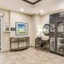 Candlewood Suites Portland-Airport lobby with Lending Locker cabinets and desk, Portland