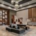 Cleveland Marriott East lobby in Warrensville Heights with seating area, wood accents and modern lighting