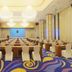 Grand Metropark Hotel Hangzhou conference ballroom with banquet tables and ornate chandeliers in Hangzhou