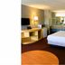 OYO Hotel Georgia Near Fairburn/Atlanta room in Union City with bed, TV, microwave and vanity