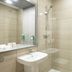 Pitbauchlie House Hotel Sure Hotel Collection by Best Western bathroom with walk-in shower and sink in Dunfermline