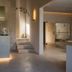 Villa Casagrande Resort E Spa in Figline Valdarno spa reception with lit desk and stairway