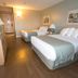 Dale Hollow Lake State Resort Park Burkesville guest room with two beds and wood flooring