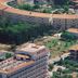 Ibersol Playa Dorada in El Vendrell, aerial view of the hotel and surrounding buildings with trees