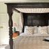 Ravenwood Hall Hotel in Bury St. Edmunds, four-poster bed with canopy in a guest room