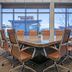 Newpark Resort meeting room in Park City with conference table, office chairs, and mountain views
