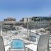 Hotel Best San Diego in Salou balcony with glass railing, chairs and pool view