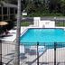 Econo Lodge Ormond Beach North - Daytona pool area with fenced outdoor swimming pool and palm trees