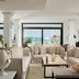 Canne Bianche Lifestyle Hotel in Torre Canne lounge with sea view and cream sofas
