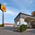Super 8 by Wyndham Bulls Gap Greeneville Area exterior with covered entry and roadside sign