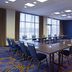 Courtyard by Marriott Aberdeen at Ripken Stadium meeting room with U-shaped table setup and projector screen