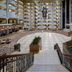 Hilton Washington DC/Rockville Executive Meeting Center atrium lobby with grand staircase and balconies in Rockville