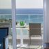 Melissi Beach Hotel & Spa in Ayia Napa, sea-view balcony with table and chairs